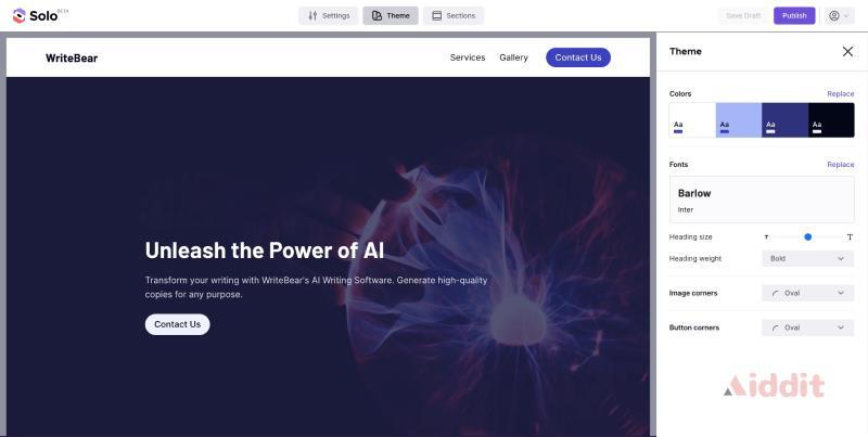 Solo AI Website Composer